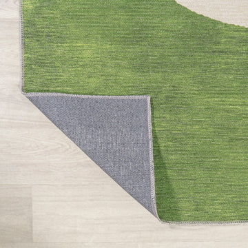 Cirkel Minimalist Geometric Dot Machine-washable Area Rug